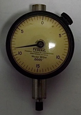 0" - .075" ... FERERAL TRAVEL DIAL INDICATOR